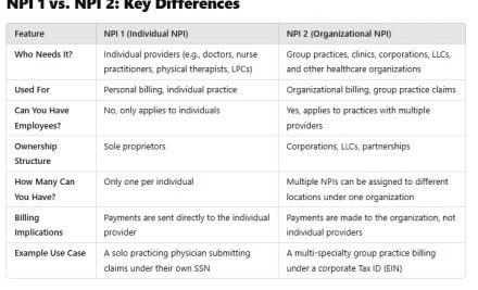 NPI 1 vs. NPI 2: Understanding the Differences (and How Credex Can Help)